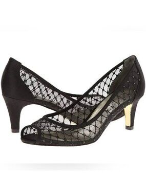 ADRIANNA PAPELL - Jamie Evening Heels with Rhinestones